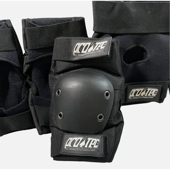 Pro-Tec Knee & Elbow Pads Set Small Black Skate Protective Gear Scooter - Picture 5 of 6
